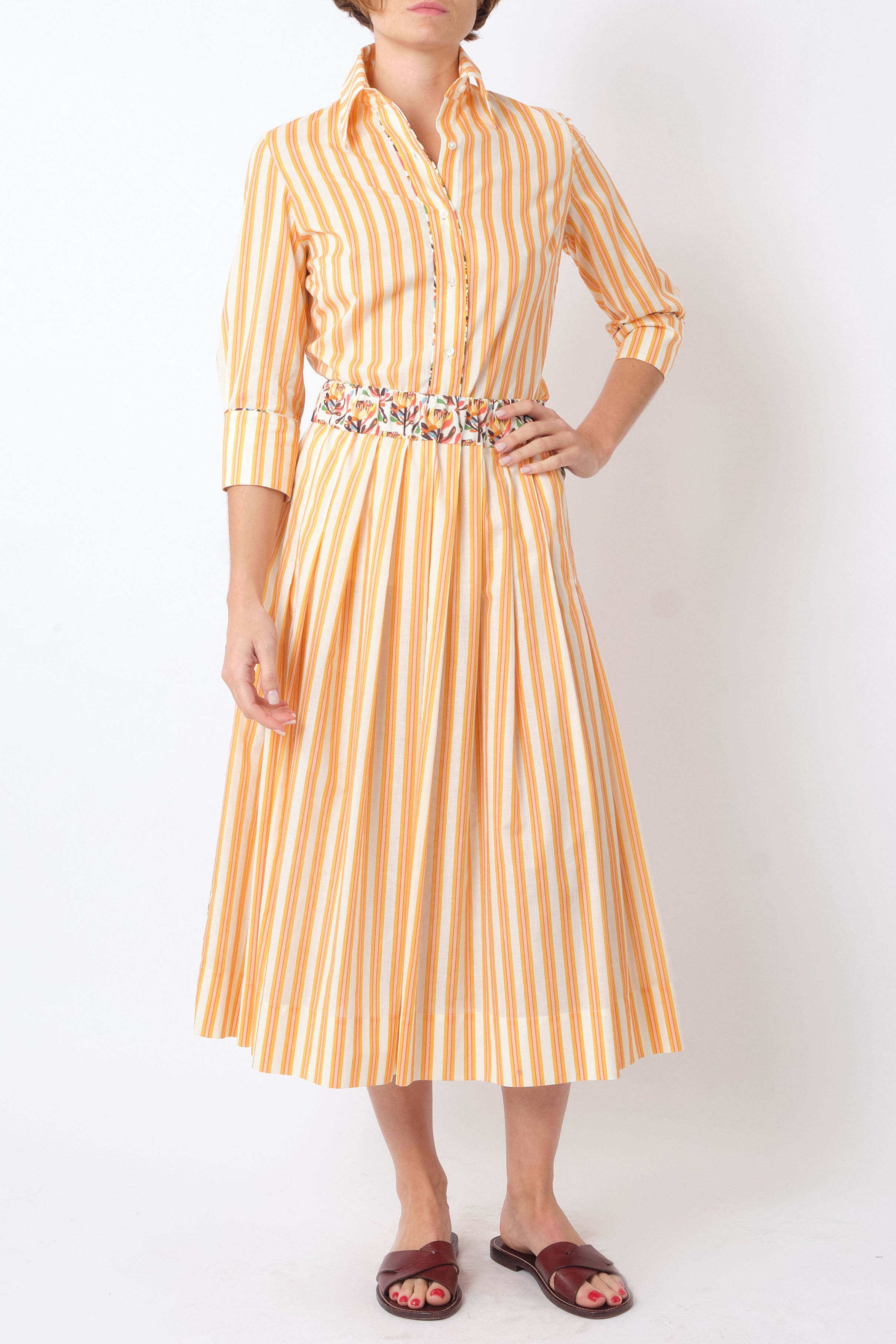 Venise Skirt in Mix Rayure, from La Prestic Ouiston