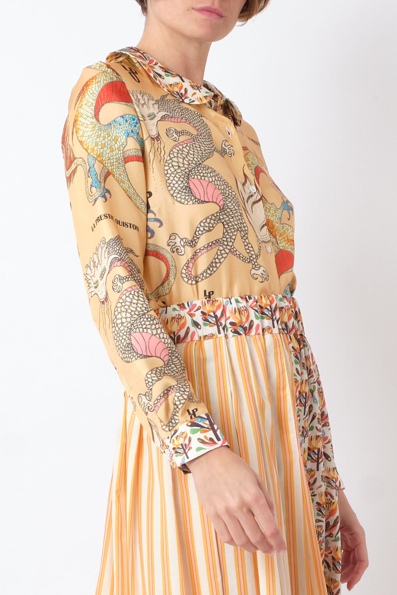 Suzanne Shirt in Dragons LPO, from La Prestic Ouiston
