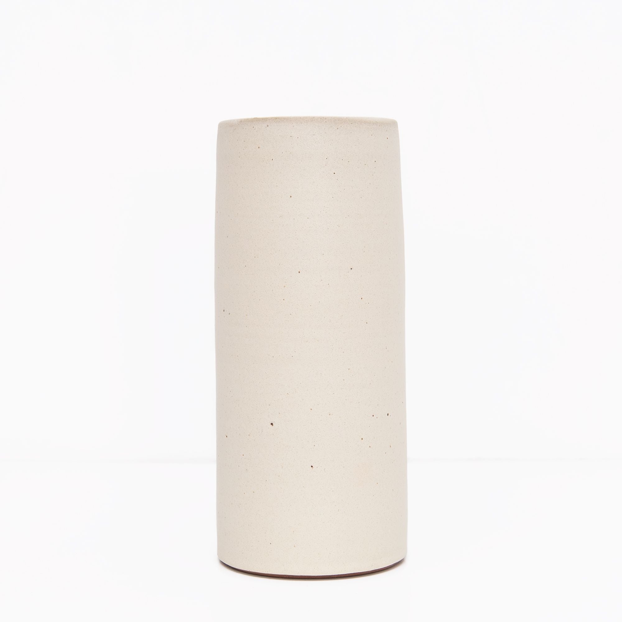 Large Tall Slim Cylinder in White, from Tracie Hervy