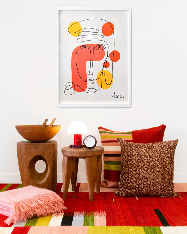 Large Visage 3 in Colors, by Nicolette Schouten