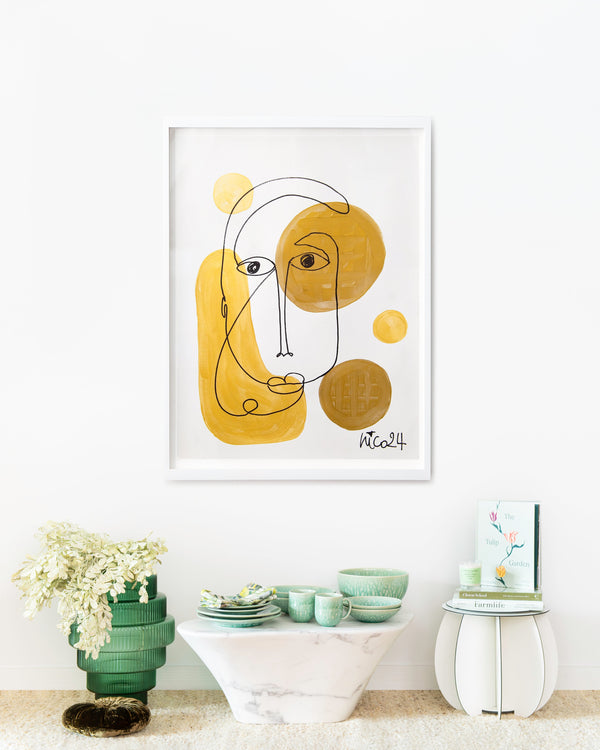 Large Visage 5 in Colors, by Nicolette Schouten