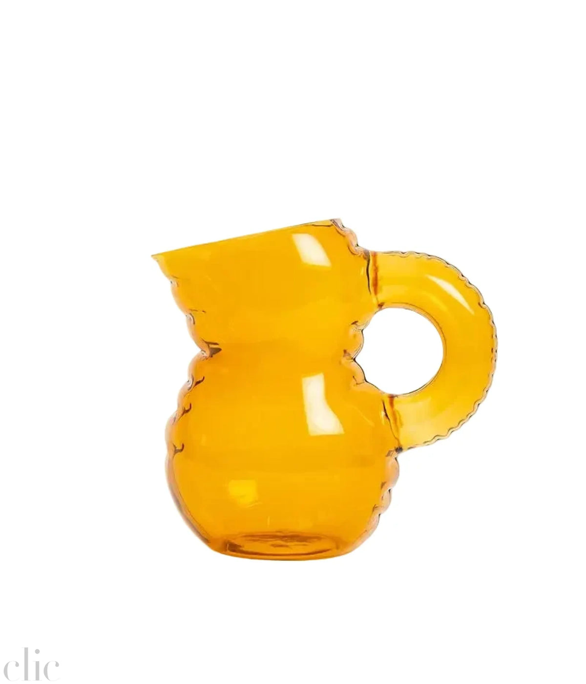 Emily Glass Jug in Amber