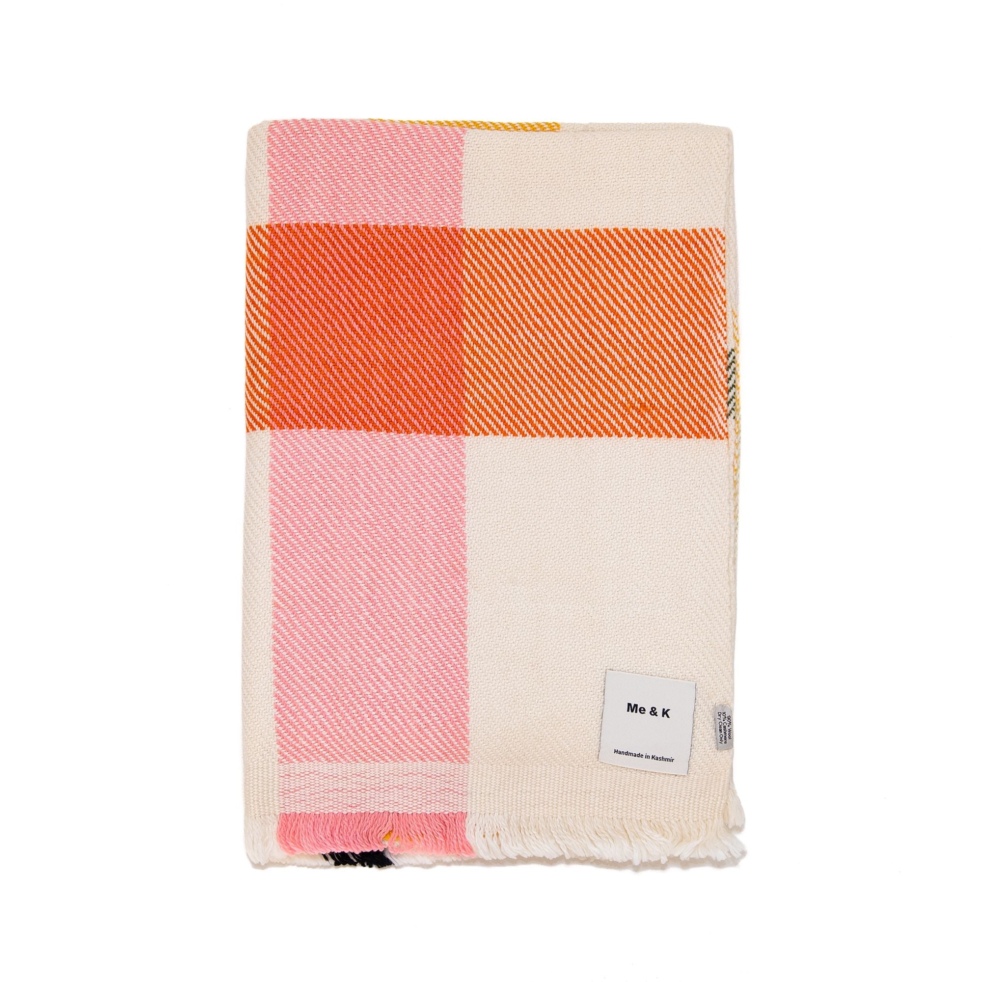 Tartan Throw in Ivory Combination, from Me & K