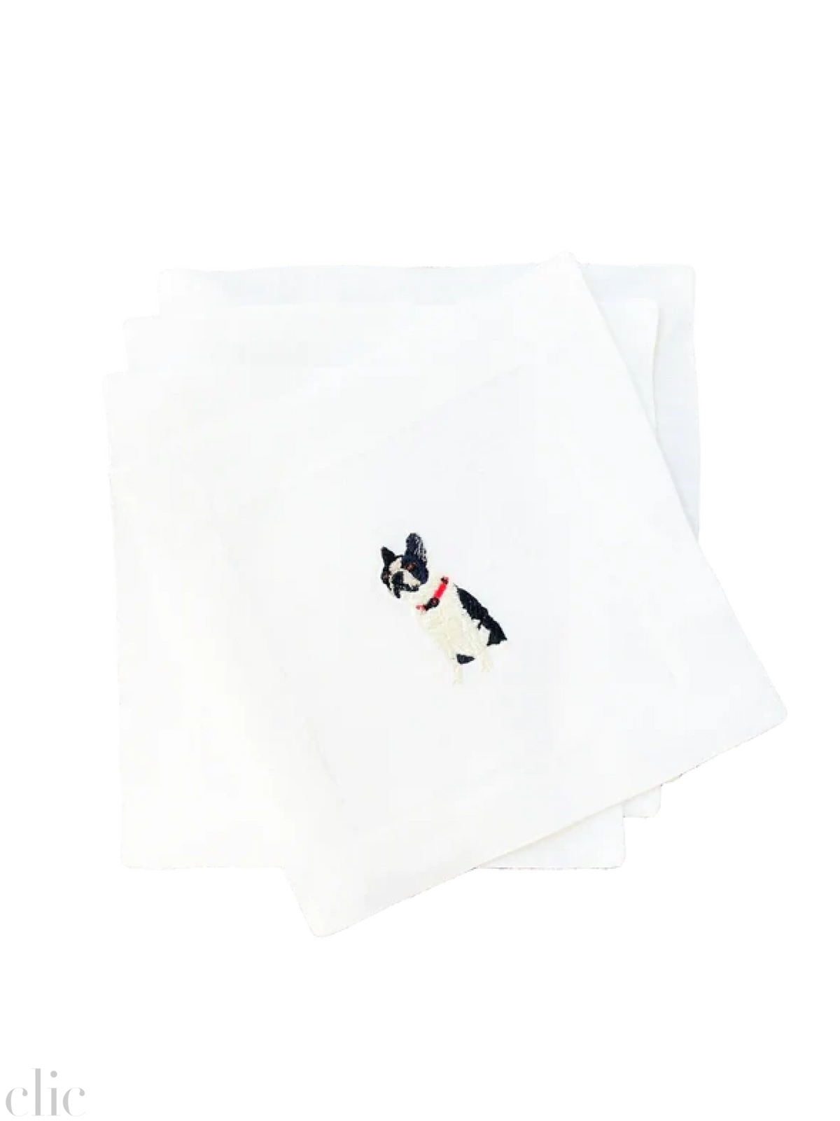 Boston Terrier Cocktail Napkins, from Lettermade