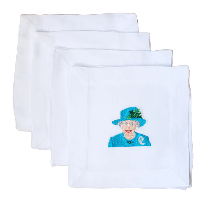 Queens Royal Splender Cocktail Napkins, from Lettermade