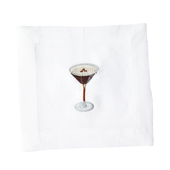 Espresso Martini Napkins, from LEttermade