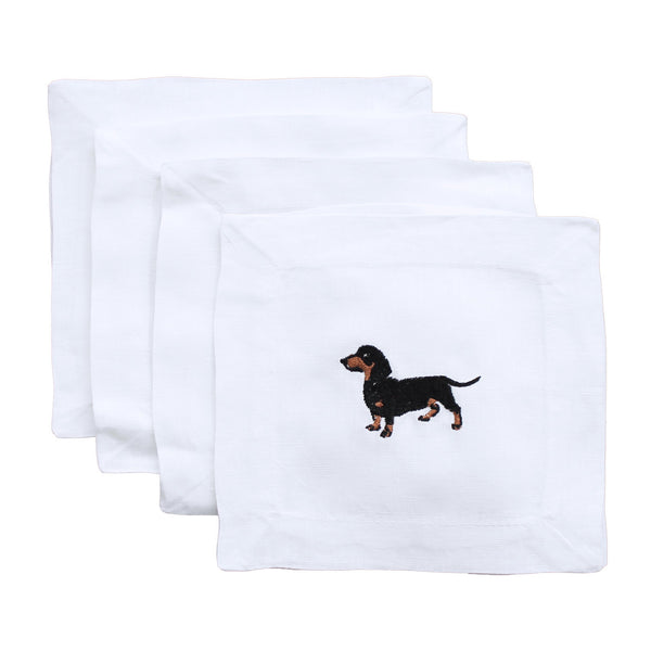 Dachshund Cocktail Napkins, from Lettermade