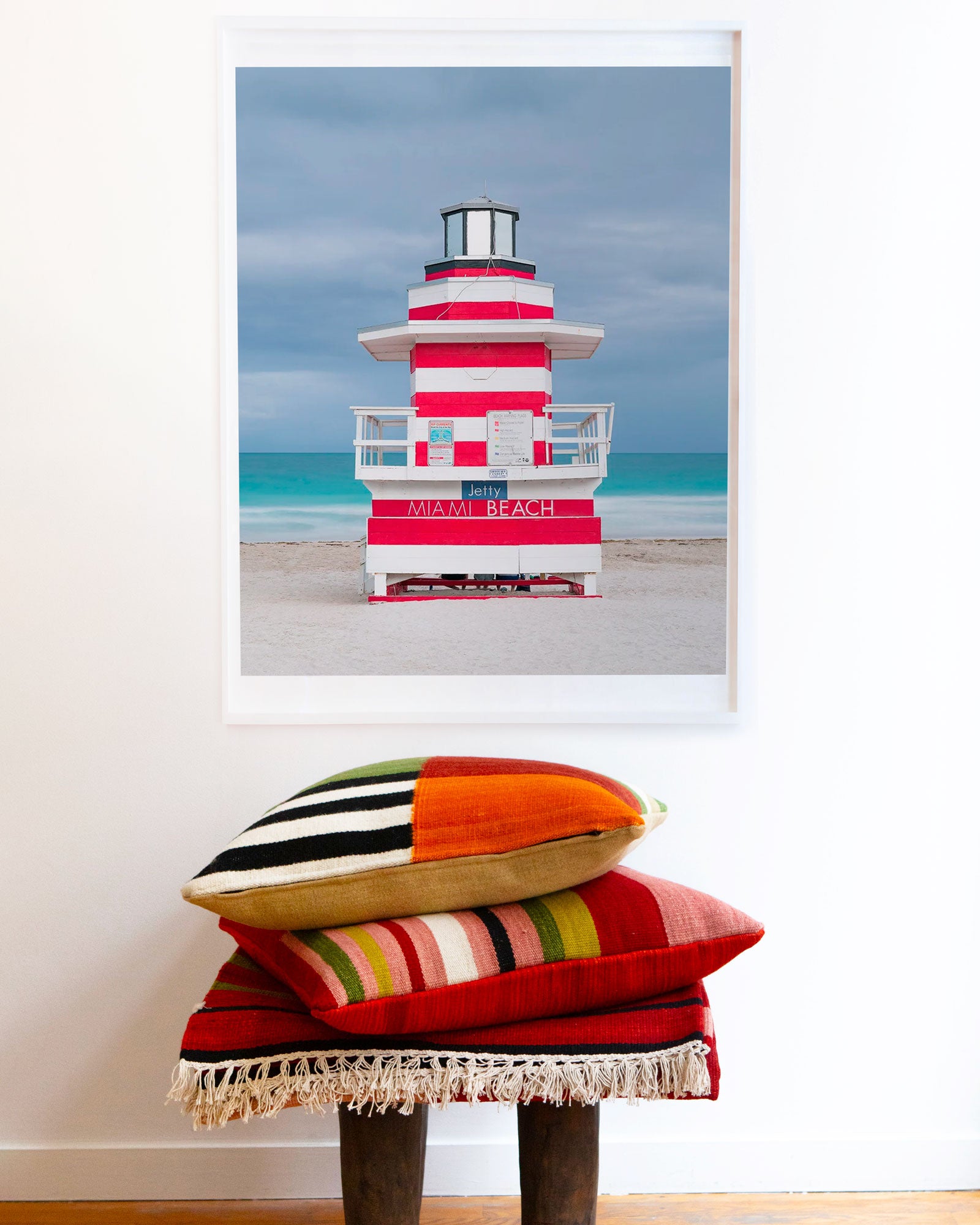 Lifeguard Tower Jetty, Miami Beach by Tommy Kwak