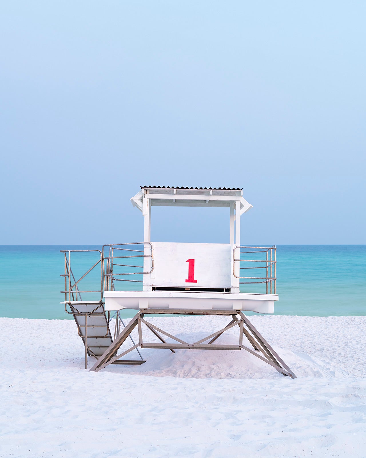 Lifeguard Tower No. 1 Pensacola Beach, Florida by Tommy Kwak
