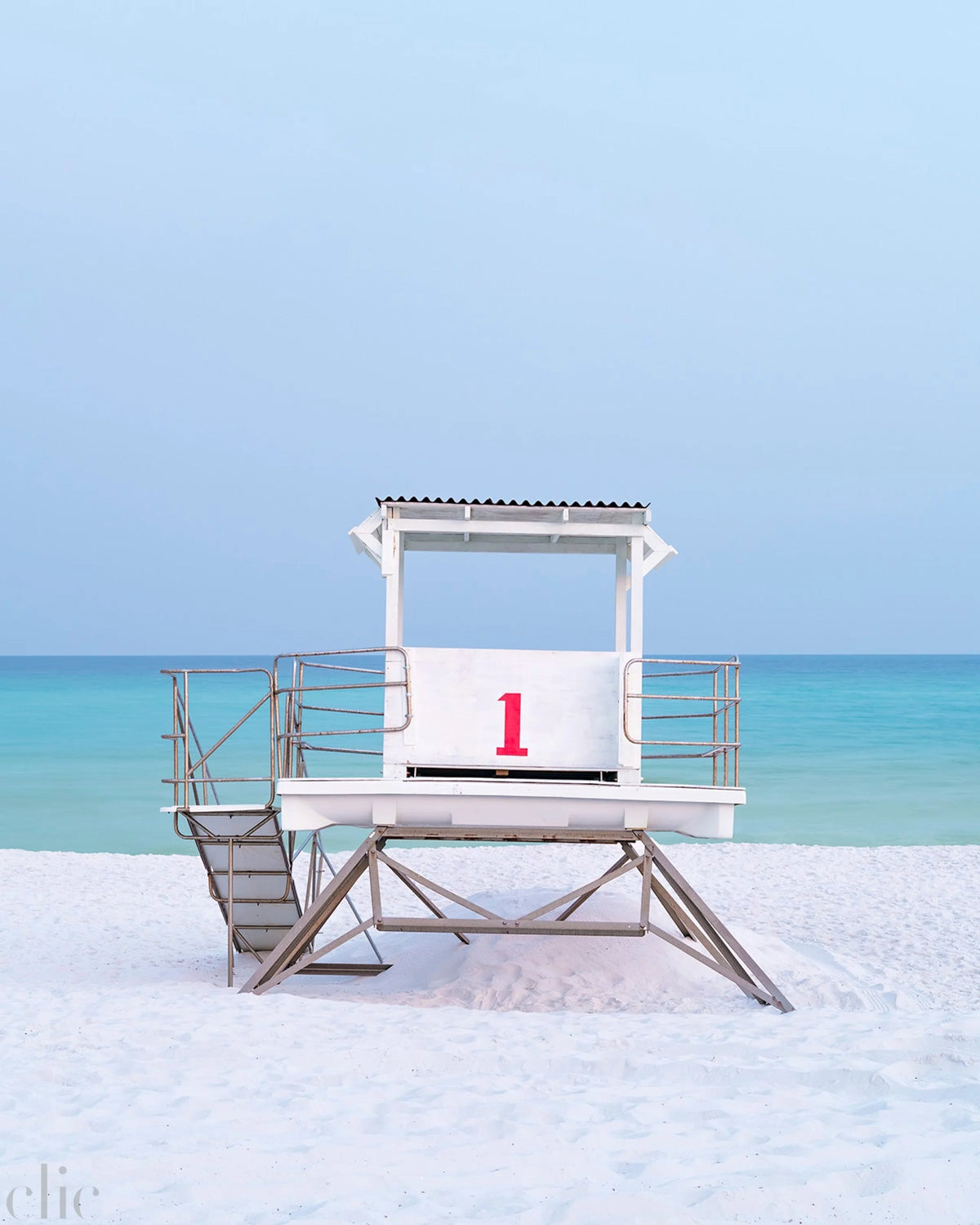 Lifeguard Tower No. 1 Pensacola Beach, Florida by Tommy Kwak