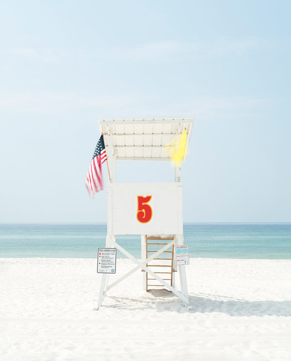 Lifeguard Tower No. 5 Orange Beach, Alabama by Tommy Kwak