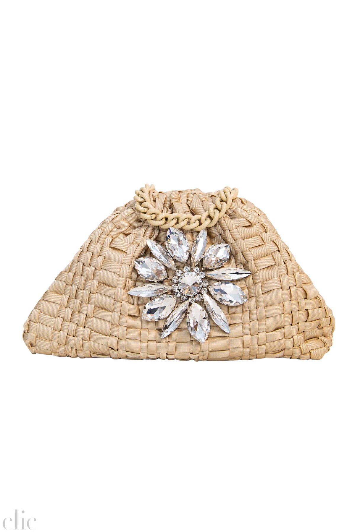 Lilia Mini Game Bag in Natural, from Maria La Rosa