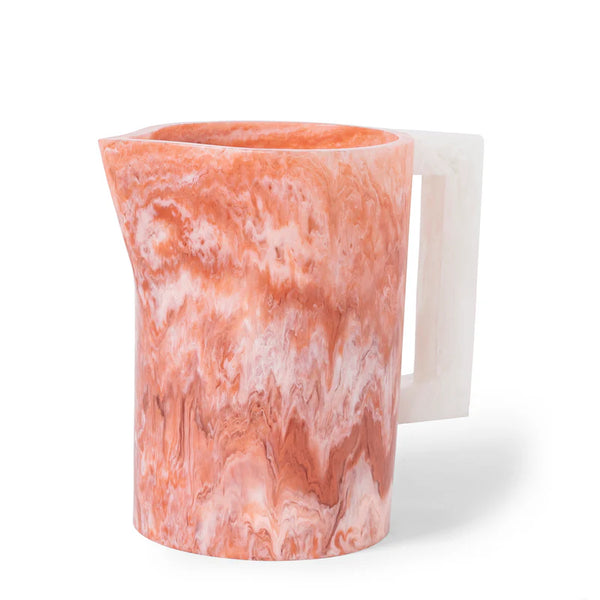 Pearl's Pitcher in Coral and White, from Lily Juliet