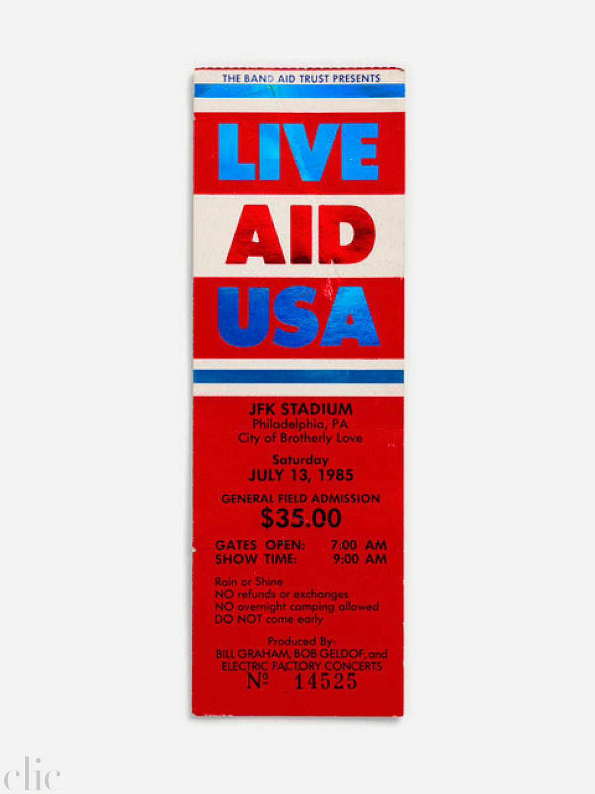 Live Aid, JFK Stadium, Philadelphia, PA 1985 by Blaise Hayward