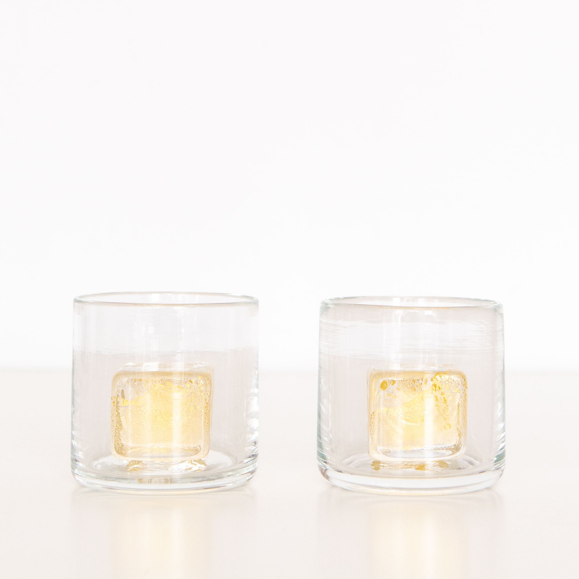Cube Glass in Gold, from Nate Cotterman