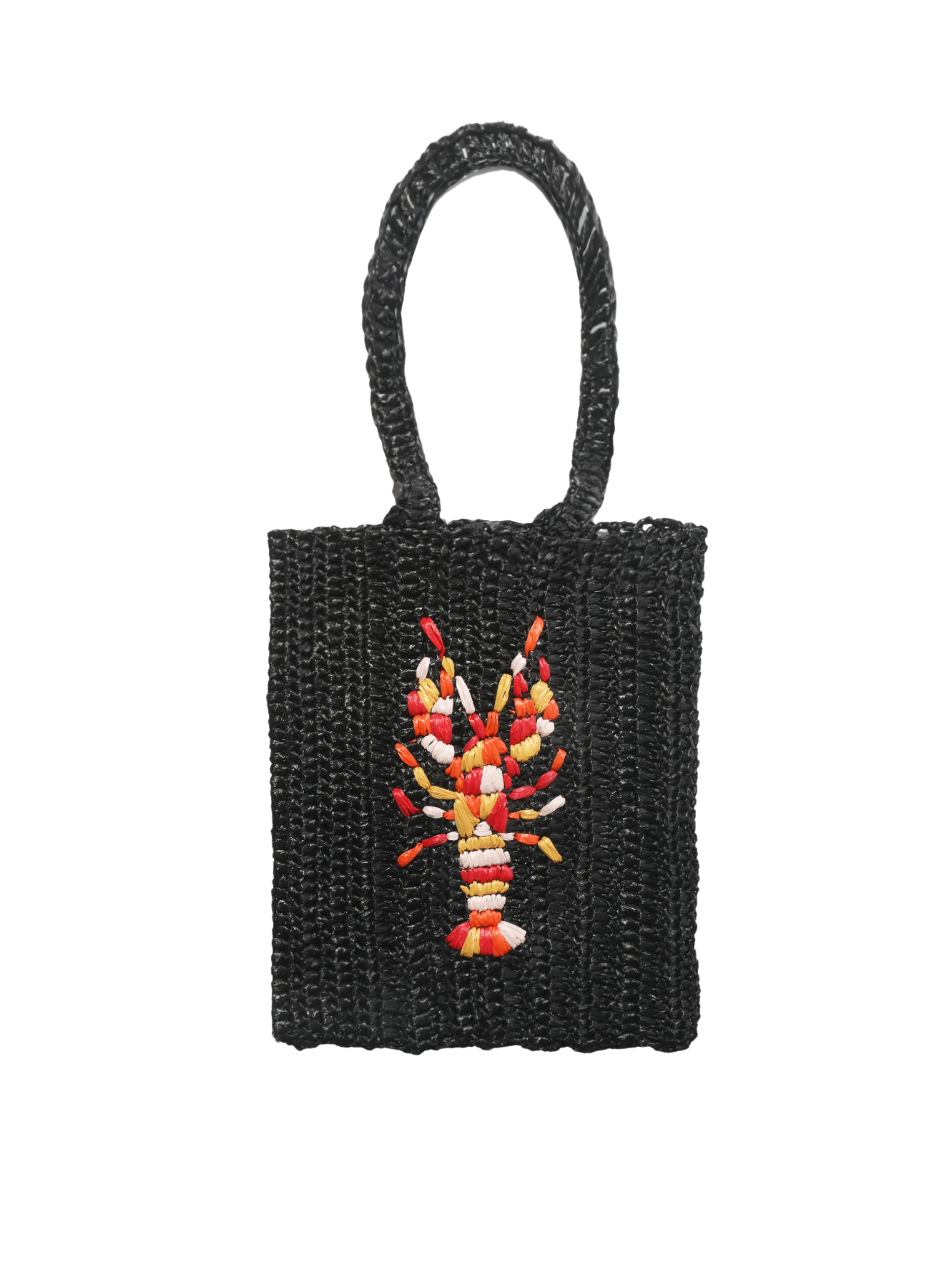 Lobster Crochet Bag in Black, from Maria La Rosa