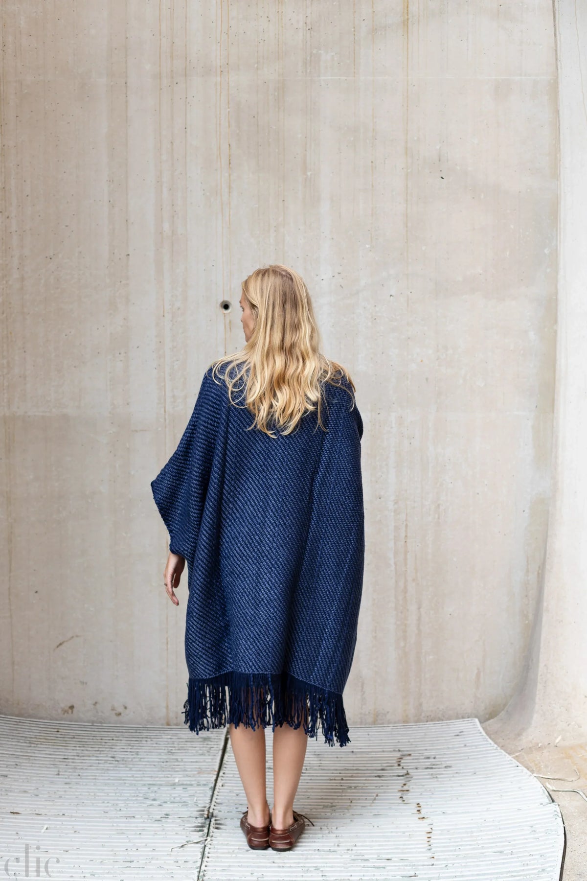 Long Clelia Cardigan in Navy, from Wehve