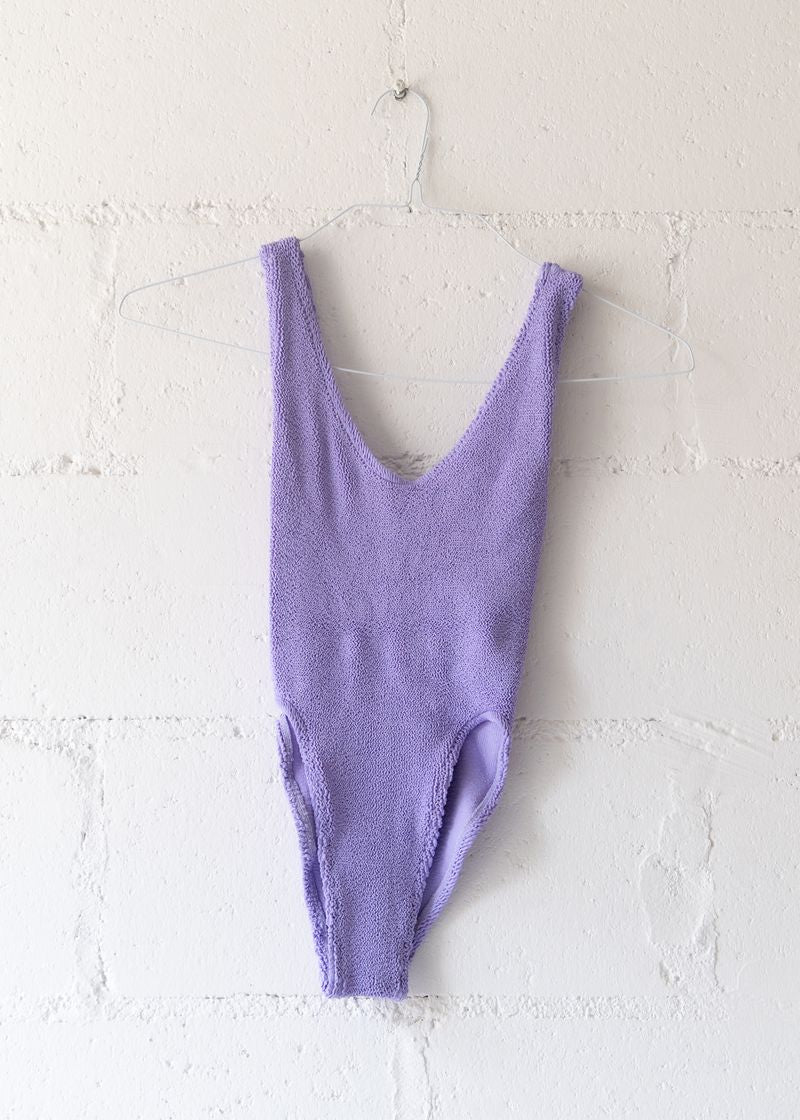 Marbella Scoop Neck One Piece in Lilac, from Love & Bikinis