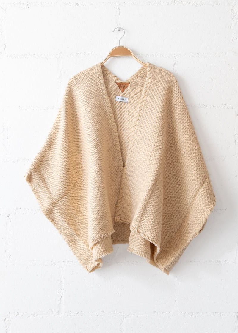 Lose Cardigan Bella in Almond Latte, from Wehve