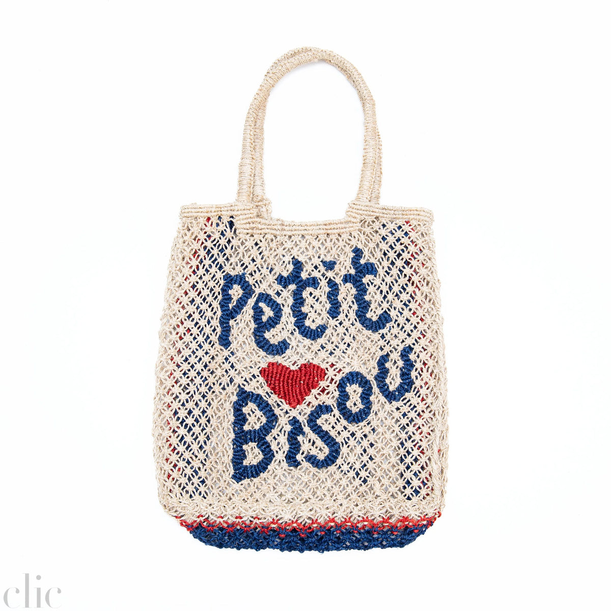 Lottie Petit Bisou Bag in Natural & Indigo, from The Jacksons