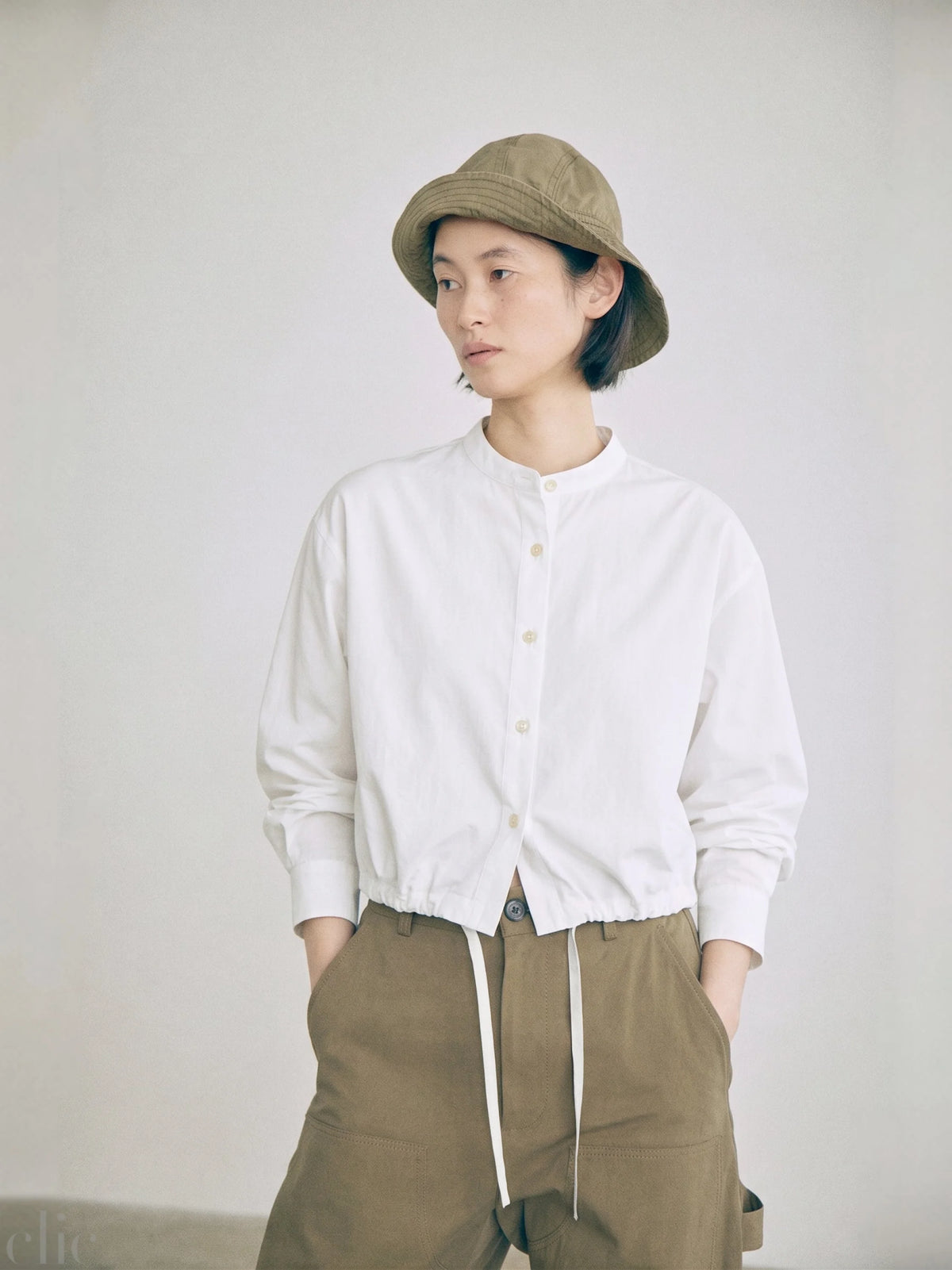 Lucy Woven Top in White, from Nicholson & Nicholson