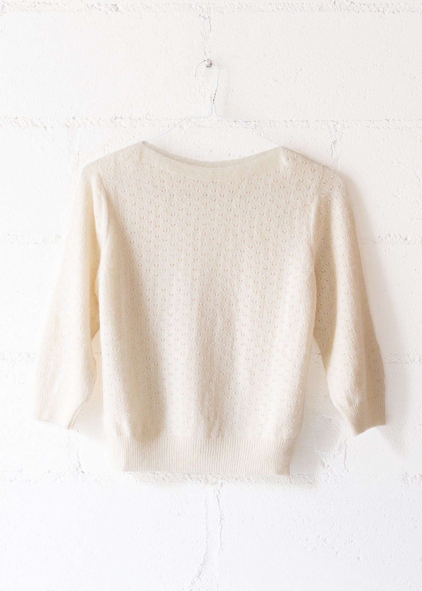 Lula Knit Top in Ecru, from Aymara