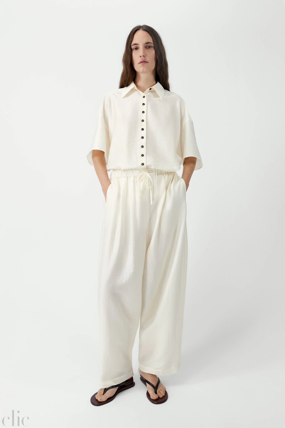 Maxi Pants in Marfil, from Cordera
