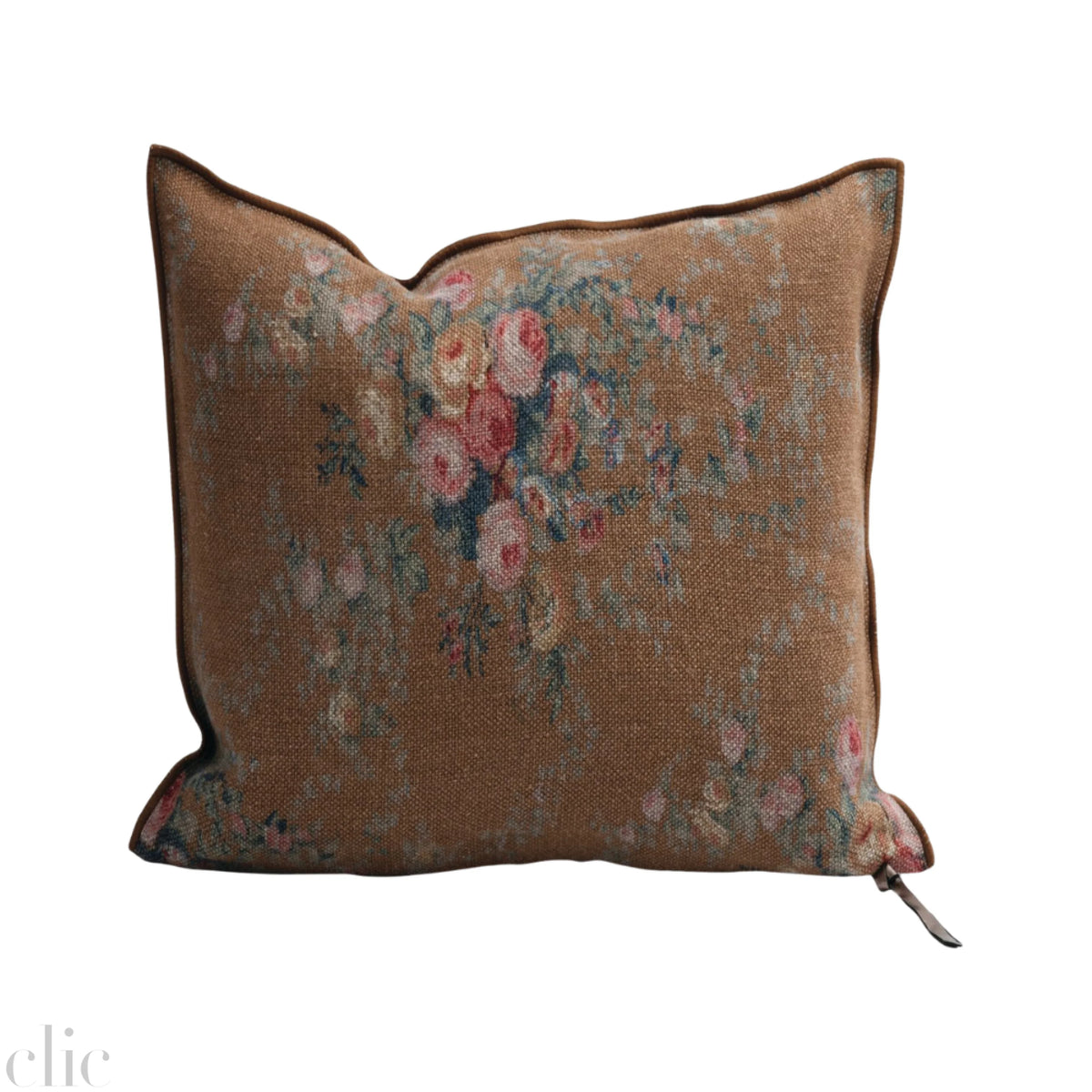 Wabi Sabi Pompadour Havane Pillow 20x20, from Maison de Vacances
