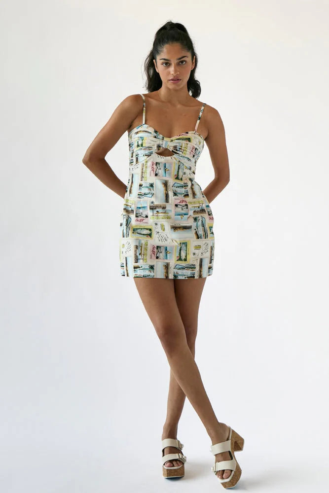 Minnie Dress in Postcard, from Rachel Antonolf