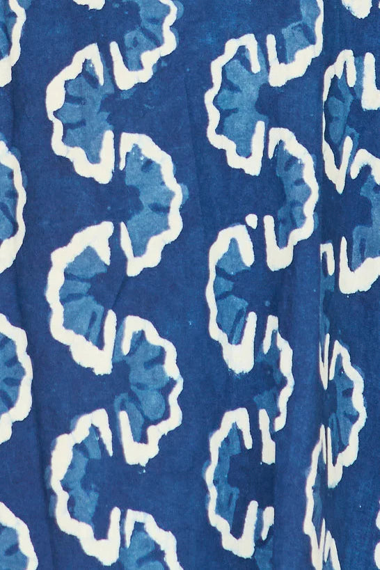 Corsica Sundress in Indigo Orchard Road, from Mirth