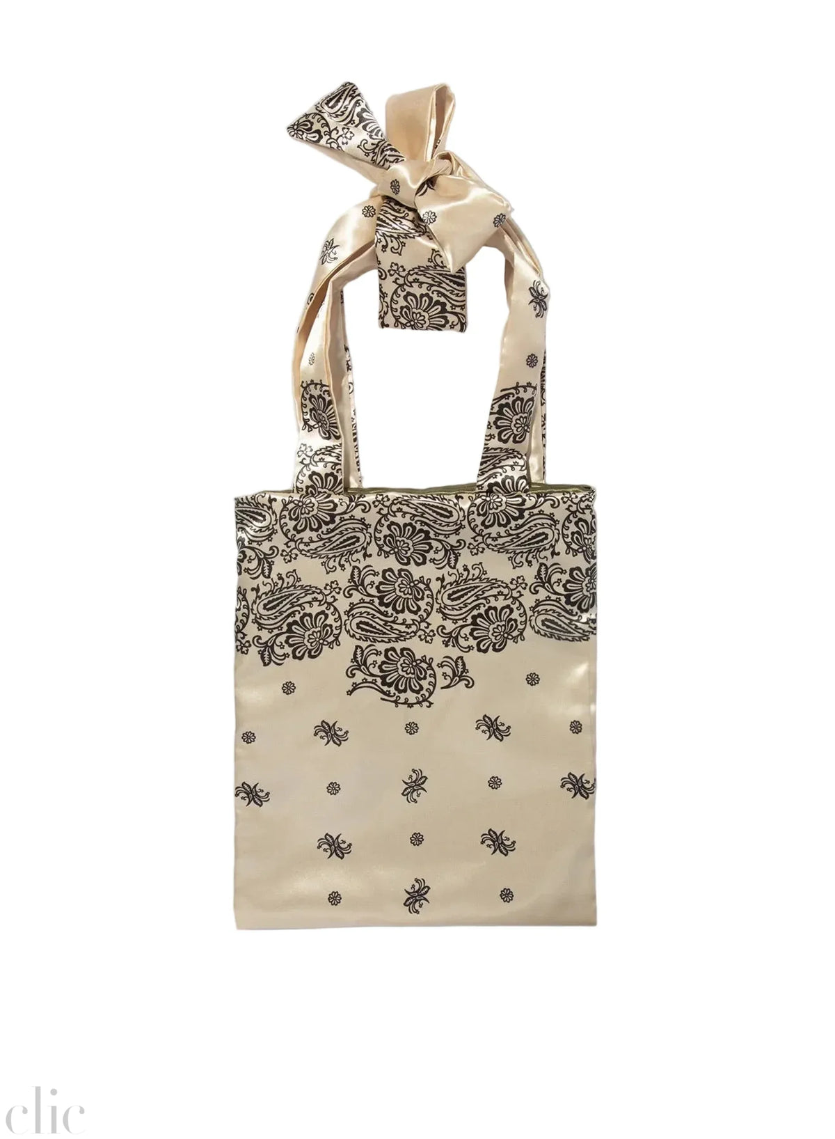 Bandana Couture Bag in Platino, from Maria La Rosa