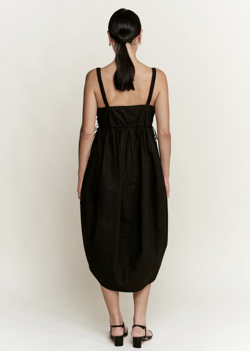 Balloon Dress in Black, from Modern Weaving