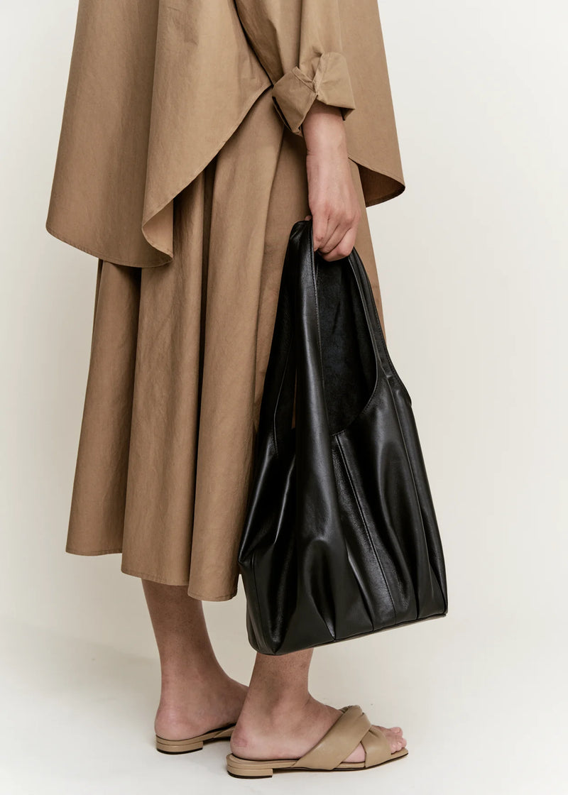 Relaxed Circle Skirt in Sierra Parchment Poplin, from Modern Weaving