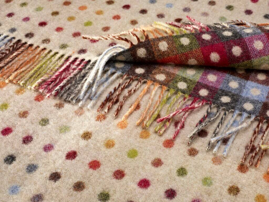 Contemporary Multi Spot Throw, from Bronte Moon