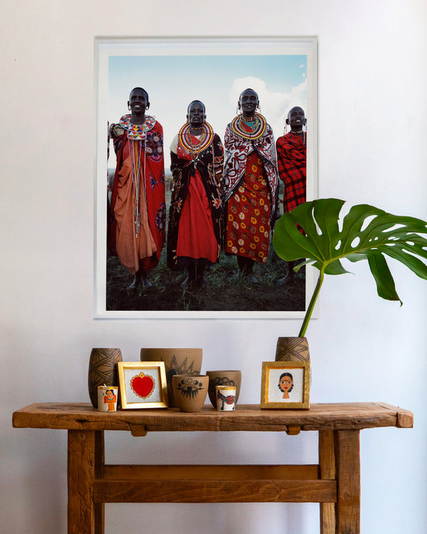 4 Maasai by Anne Menke