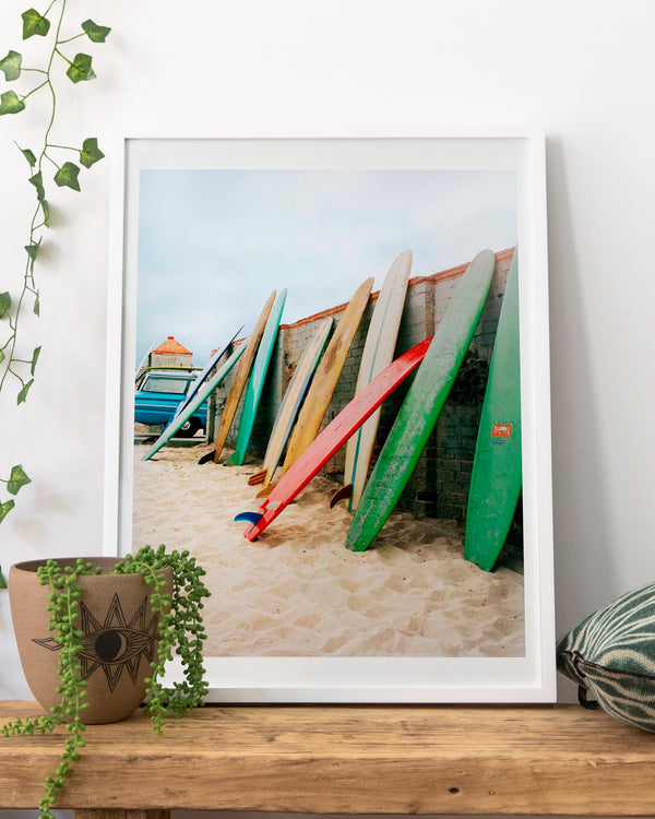 Malibu Surfrider in Color by Anne Menke
