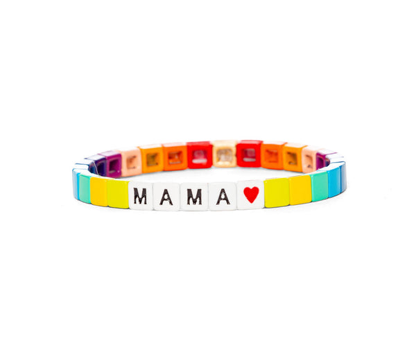 Mama Tile Bracelet, from Malibu Sugar