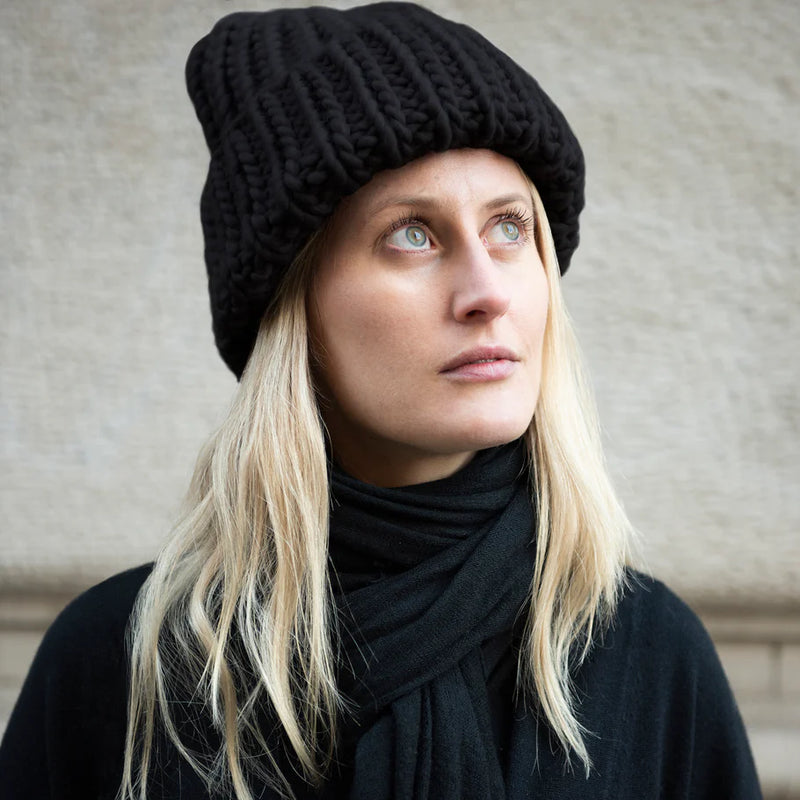 Roving Hat in Black, from Meg Cohen