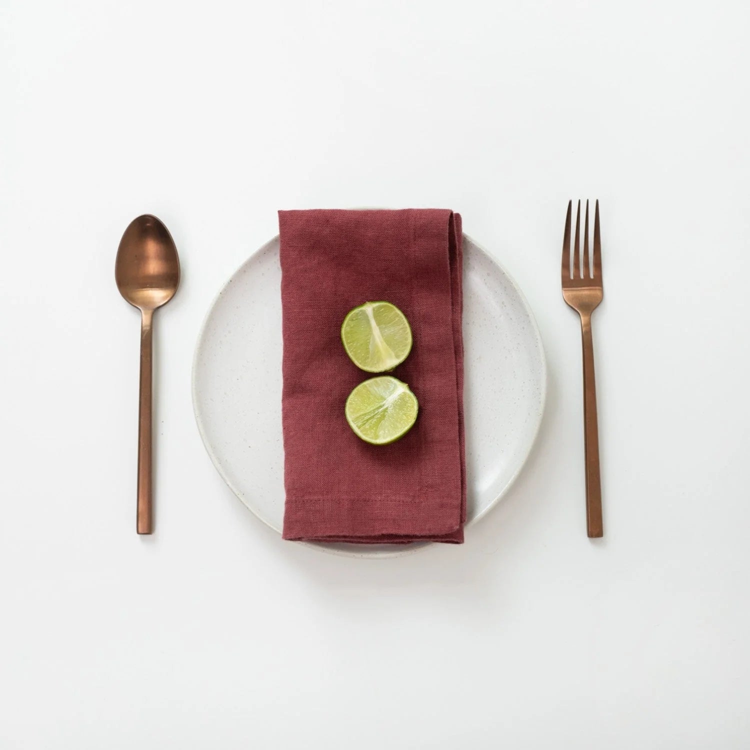 Marsala Linen Napkins Set of 2, from Linen Tales