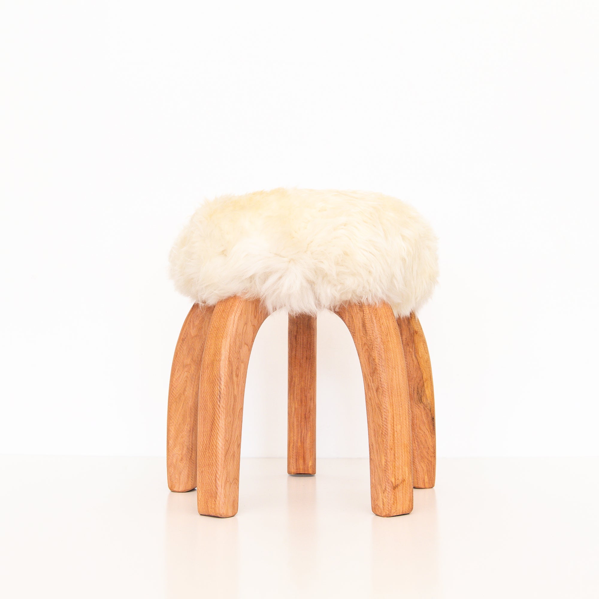 Matero Sheepskin Stool, from Designo Patagonia