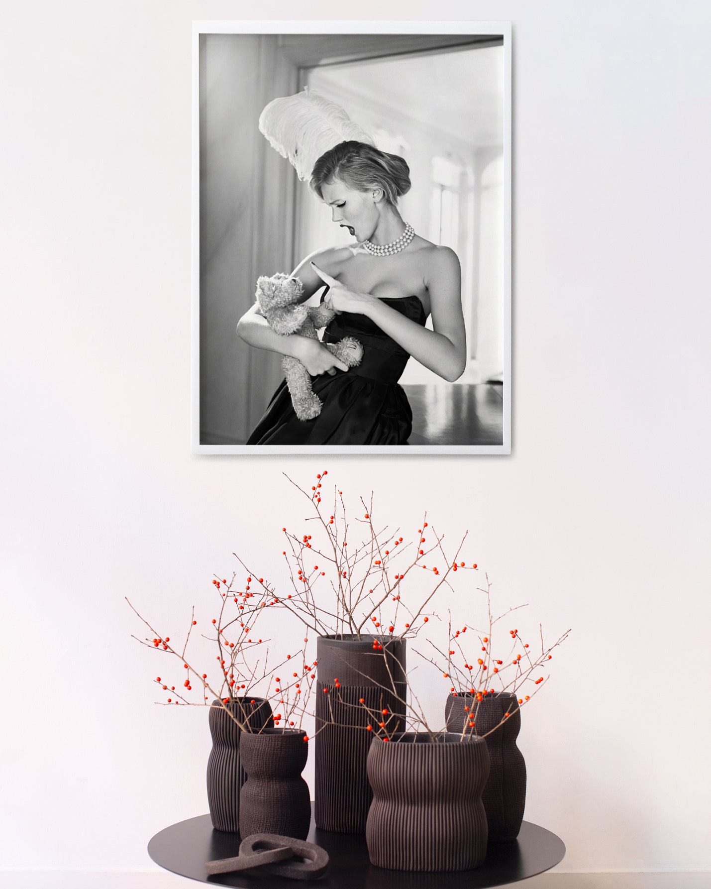 Maya and the Teddy bear, 2014 by Emmanuelle Hauguel