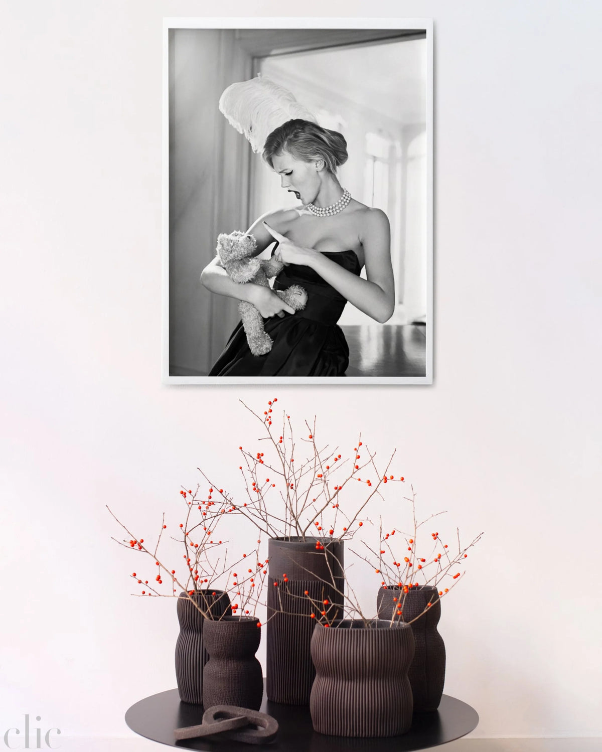 Maya and the Teddy bear, 2014 by Emmanuelle Hauguel