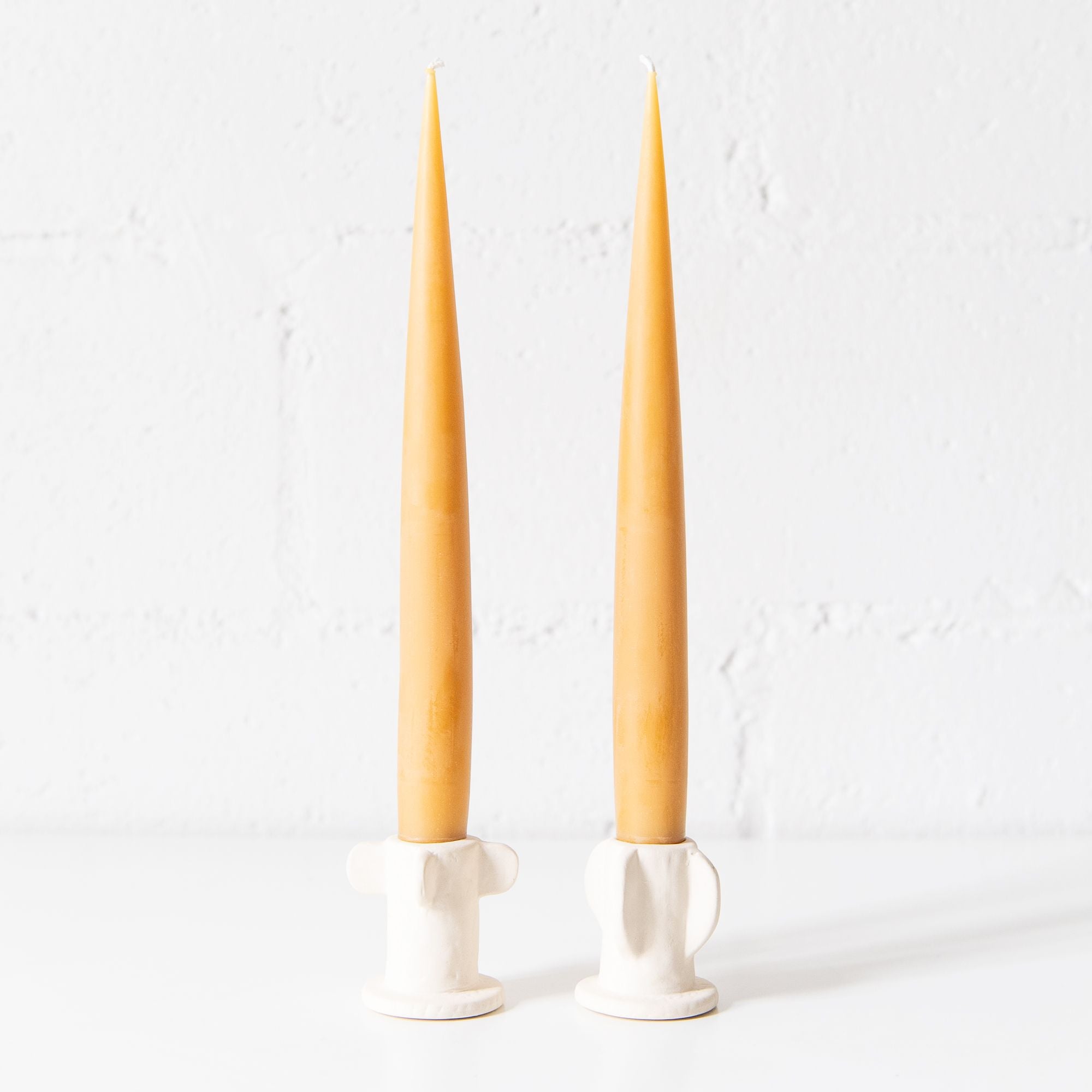 Apollo Taper Candle in Natural, Greentree Home