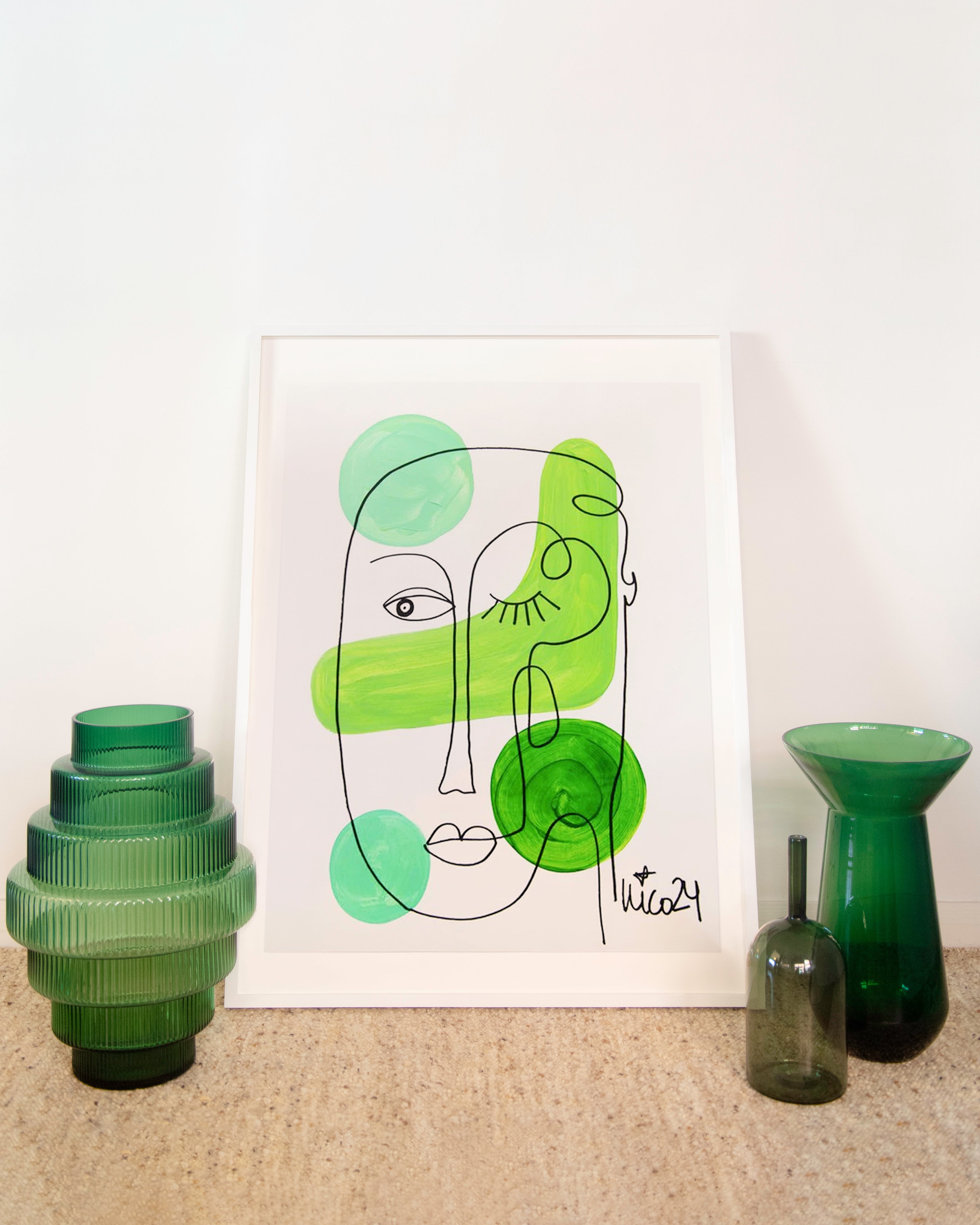 Medium Visage 2 in Colors, by Nicolette Schouten