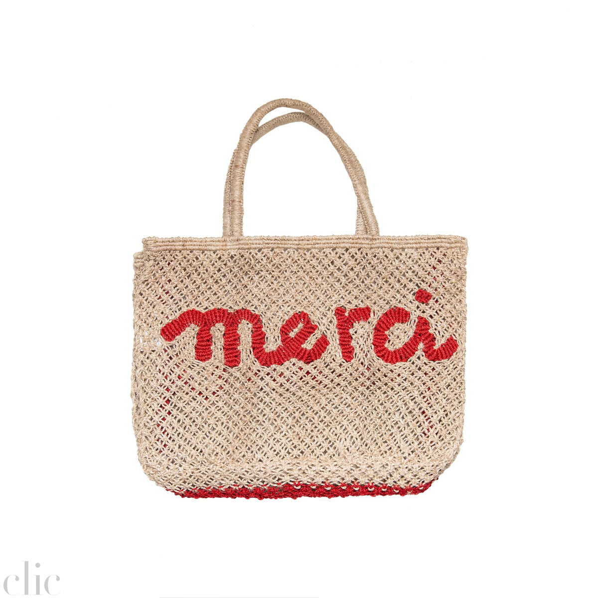 Merci Bag in Natural & Scarlet, from The Jacksons