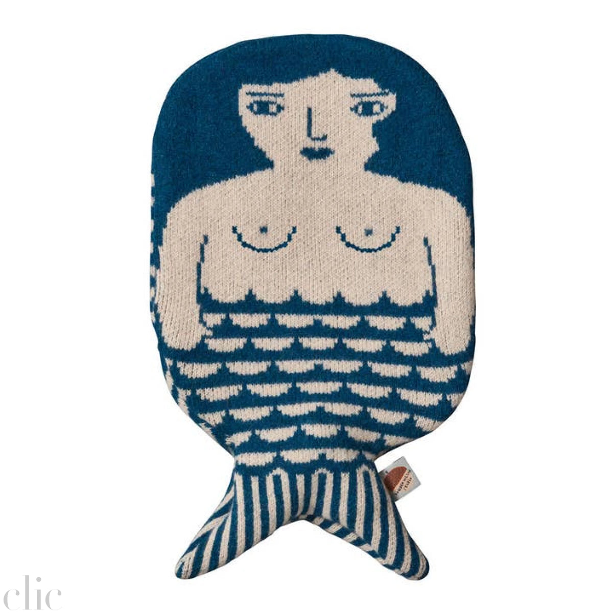 Mermaid Hot Water Bottle in Blue, from Donna Wilson