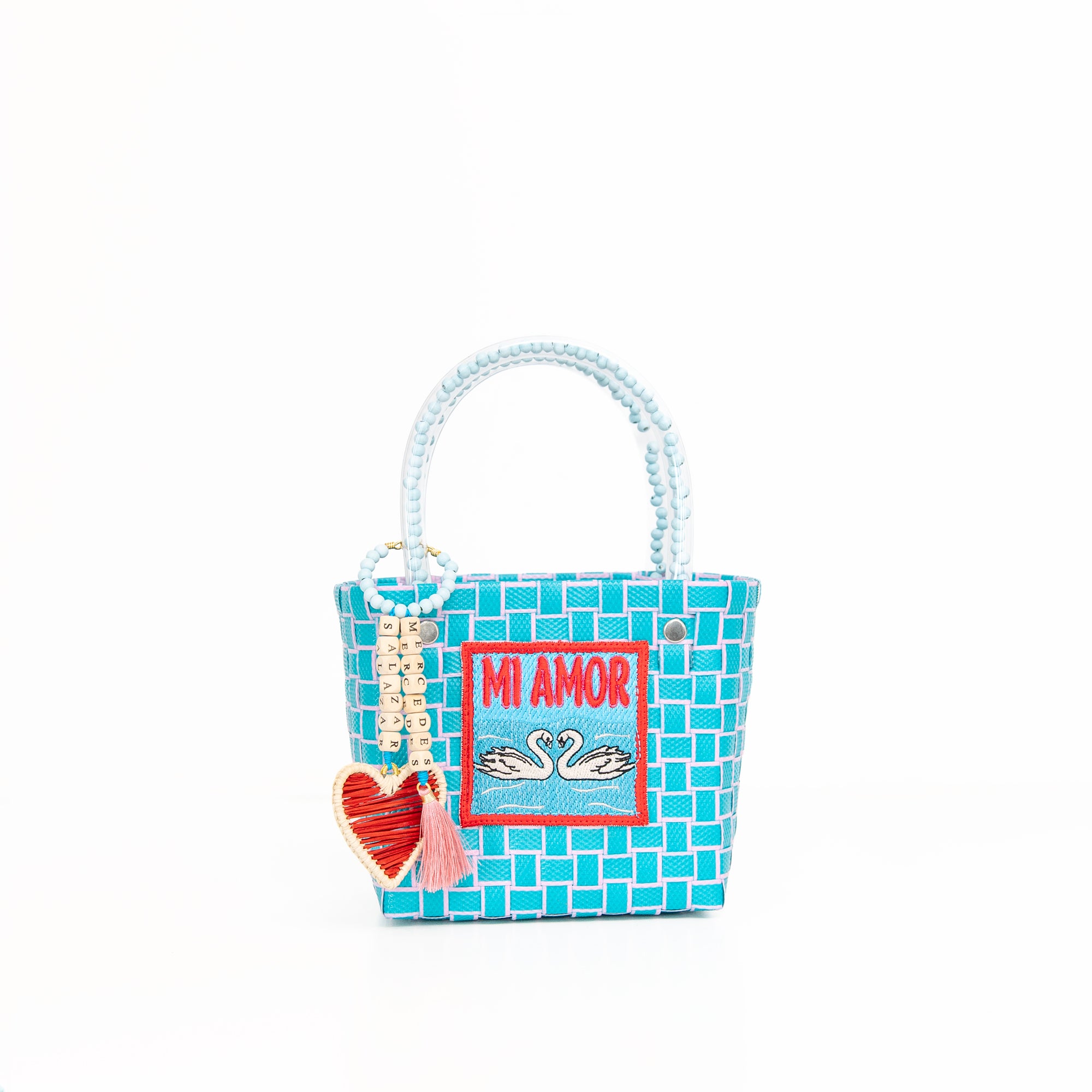 Mi Amor Handbag in Blue, from Mercedes Salazar