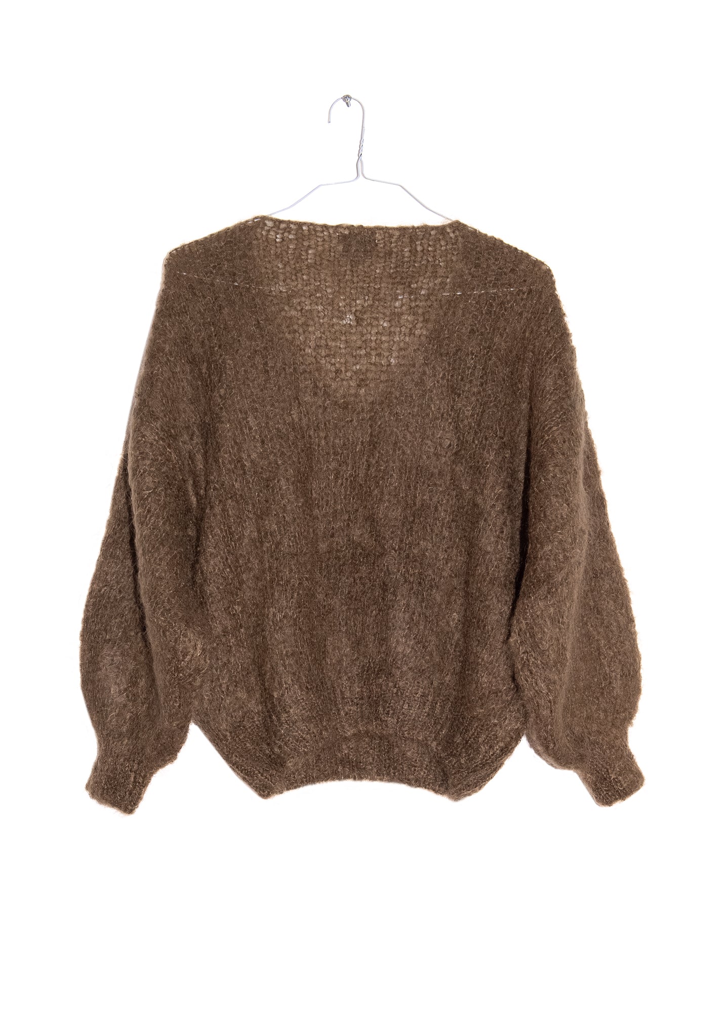 Milana LS Mohair Knit in Cocoa, from American Dreams