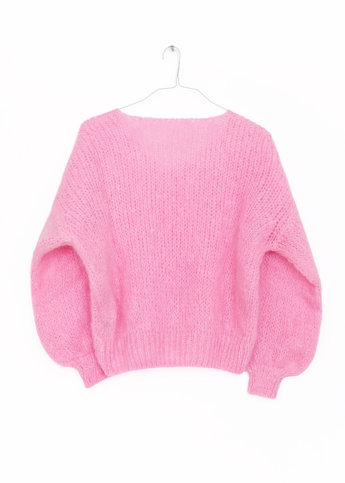 Milana LS Mohair Knit Pullover in Soft Berry, from American Dreams