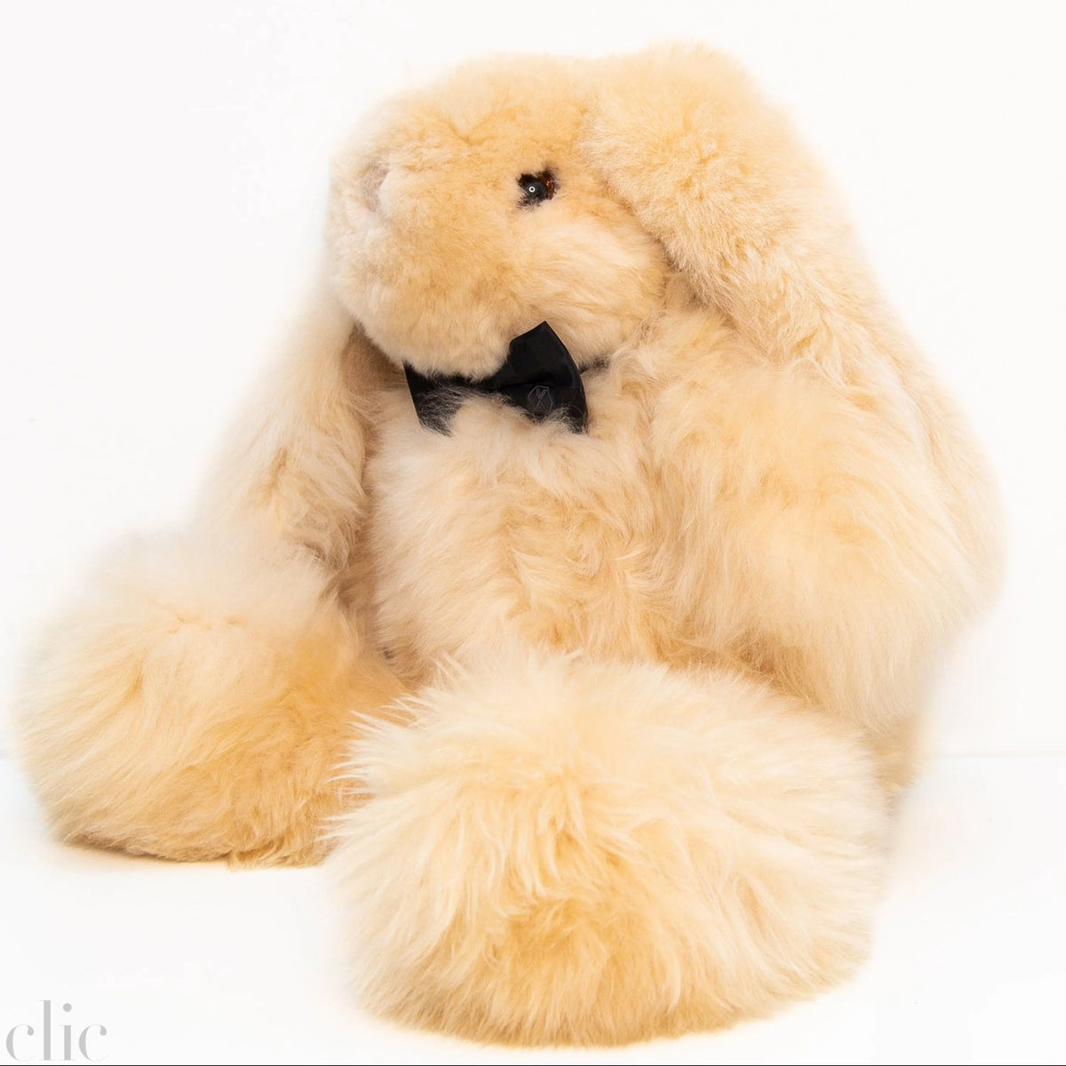 Milo Extra Large Rabbit in Champagne, from Weich Couture Alpaca